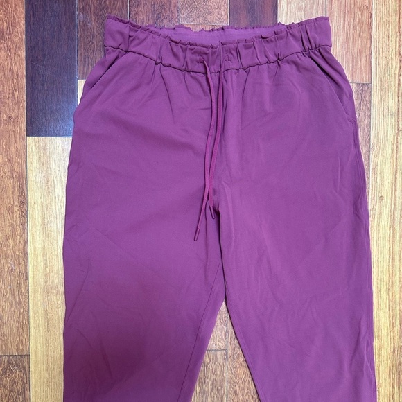 Lululemon | Women’s stretch high-rise dance studio jogger maroon size 12 - Picture 2 of 5